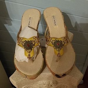 Go Max wedge sandals